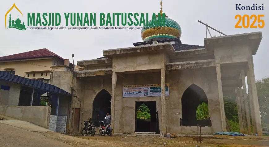 Masjid Yunan Baitussalam Gelar Tasyakuran, Siap Layani Sholat Fardhu Lima Waktu